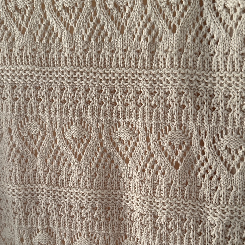 Lauren Conrad Cream Lace Midi Dress - Picture 3 of 5